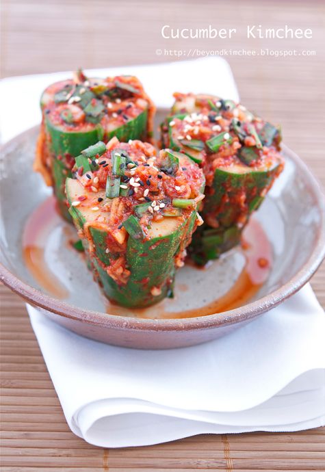 Stuffed Cucumber Kimchi (오이소박이)