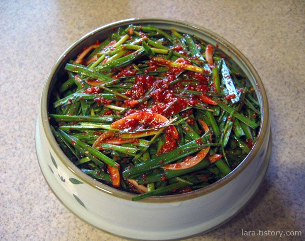 Korean Chive Kimchi