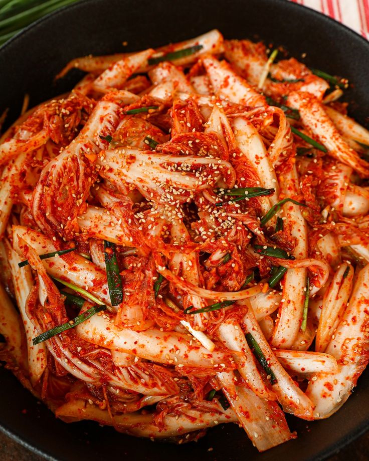 Geotjeori fresh kimchi 겉절이 배추 김치