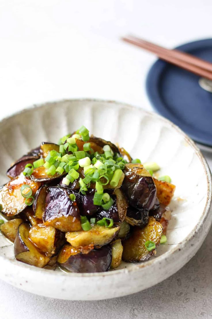 Savory Egg-plant  Muchim 가지 무침
