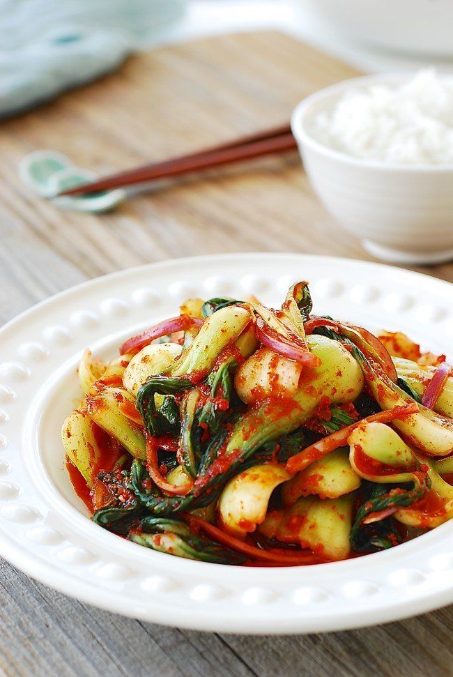 청경채김치