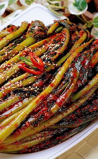 Gat Kimchi (싱싱한 갓김치)