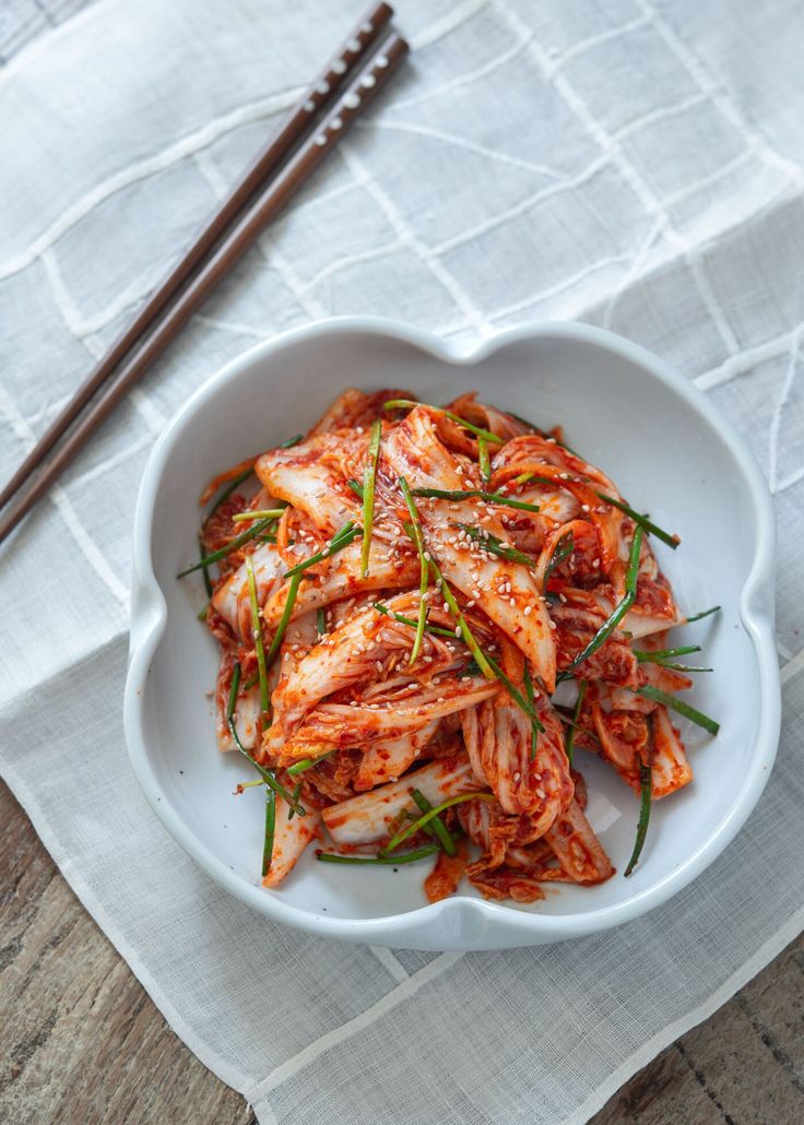 Geotjeori fresh kimchi 겉절이 배추 김치
