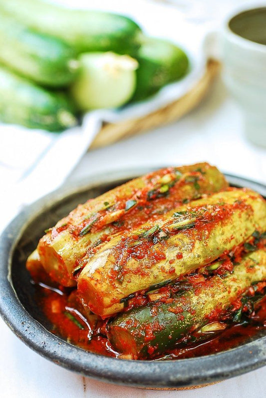 Stuffed Cucumber Kimchi (오이소박이)