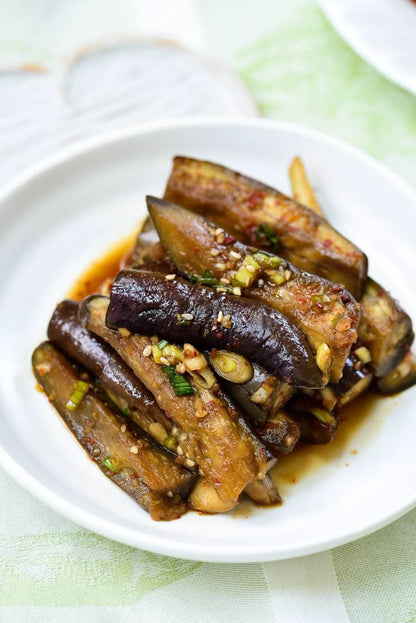 Gaji Muchim 가지 무침 (Seasoned Eggplant Salad )