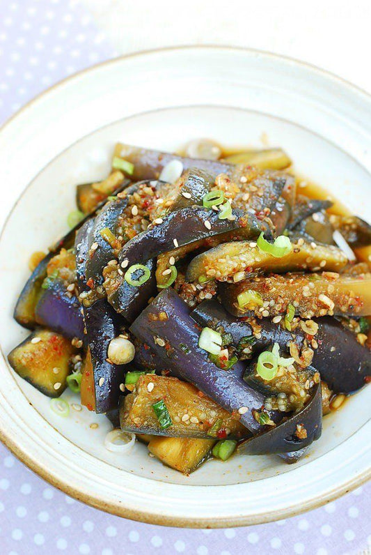 Gaji Muchim 가지 무침 (Seasoned Eggplant Salad )
