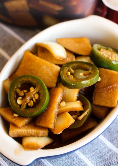 간장 조선 무장아찌(Soy Sauce Pickled Radish (Ganjang Mu-jangajji) Vegan